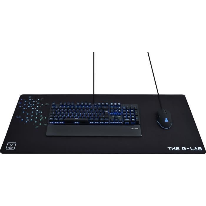 THE G-LAB Mousepad da gioco XXL 900x400x4mm con gomma antiscivolo