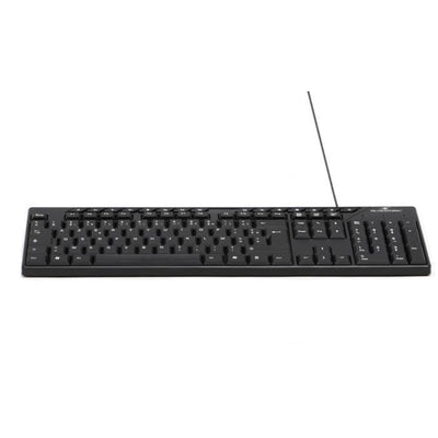 Pacchetto tastiera e mouse - BLUESTORK - MEDIA OFFICE - Cablato - Azerty - Compatibile con Windows - Nero
