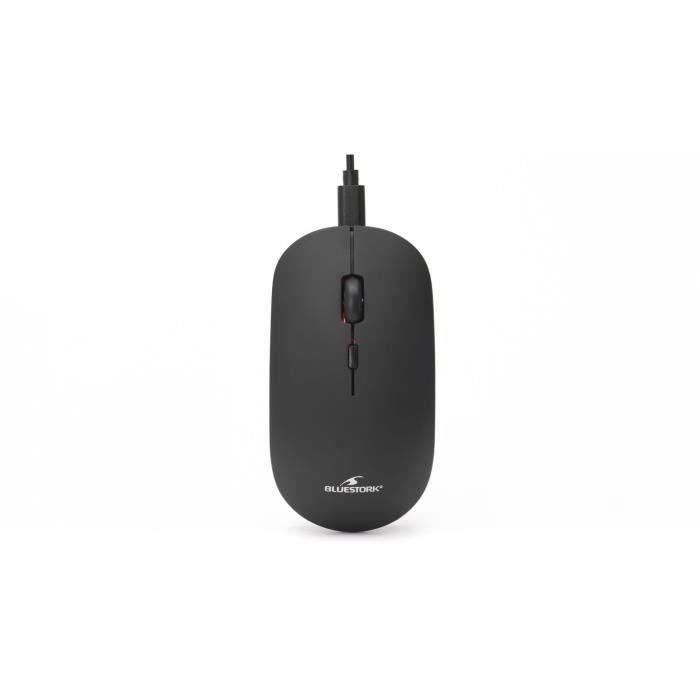 Mouse wireless - THE G-LAB - M-WL-OFF100-BLACK - 2.4g + Bluetooth - Ricaricabile - Compatibile con Mac e Windows