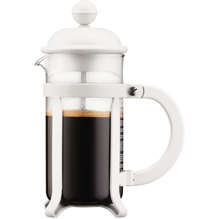 Bodum 1903-913 - MACCHINA PER IL CAFF - JAVA Caffettiera a pressa francese bianca 0,35 L
