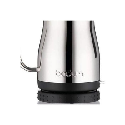 BODUM - BISTRO Bollitore elettrico con beccuccio lungo, 1.200 W, 1,0 l, acciaio inox