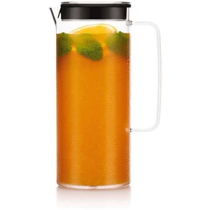 Caraffa Infusore in Plastica - BODUM - Melior - Coperchio - 1,2 l - Trasparente