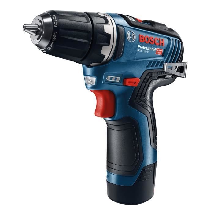 Bosch - Drill wireless 12 V 35 nm senza batteria o caricabatterie in una scatola di cartone - GSR 12V -35 Professional