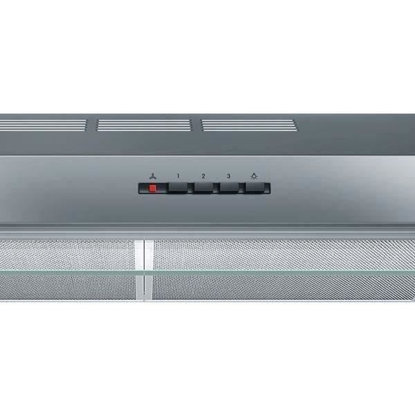 BOSCH DUL63CC50 -Musical Wall Hole-Evacuation / Recycling-350 m3 air / h max gas di scarico-72 dB-3 speed-L 60 cm-Inox