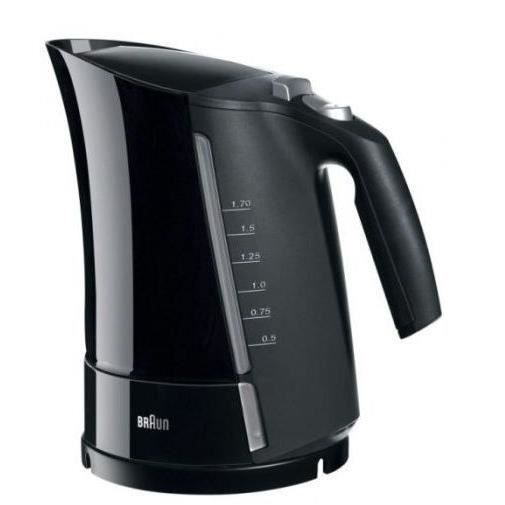 BRAUN WK500BK Bollitore elettrico Multiquick 5 - 1,6 L - Nero