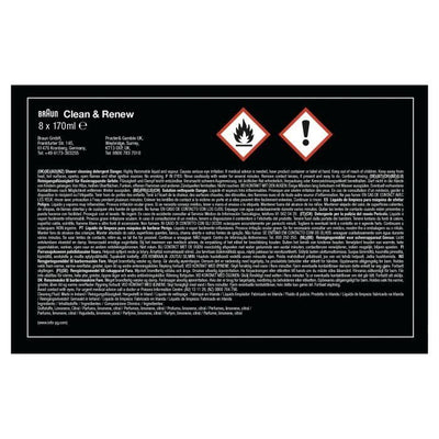 Cartuccia di pulizia - BRAUN - CCR8-LOTION 3in1 ShaverCare - Per stazione SmartCare - Confezione da 8