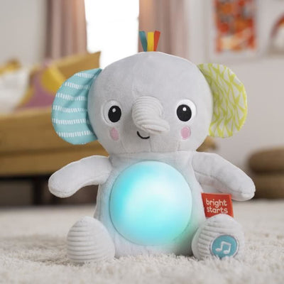 Bright avvenzioni giocattolo per elefanti peluche abbraccio, figli e lumieres
