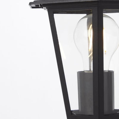 Carleen Outdoor Borne, Black, E27 Max 60W, Bulb non incluso