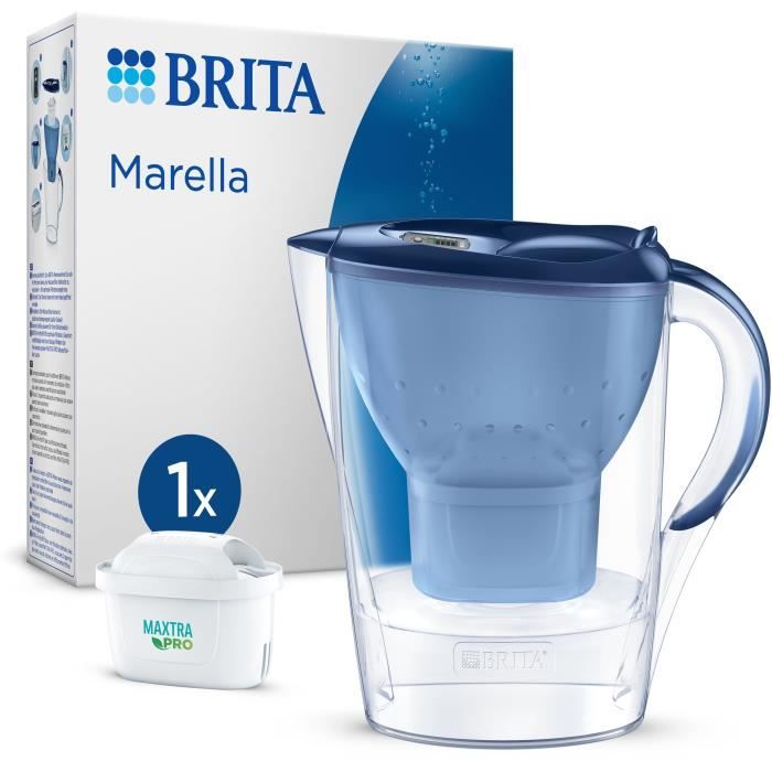 Brita Carafe Filter Marella Bleue (2.4L) includeva 1 cartuccia All-in-1 Maxtra Pro