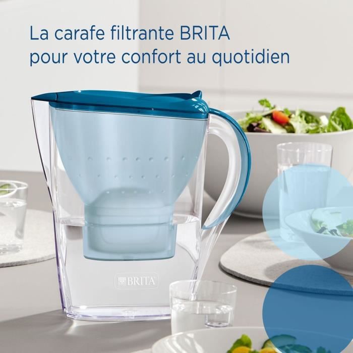 Brita Carafe Filter Marella Bleue (2.4L) includeva 1 cartuccia All-in-1 Maxtra Pro