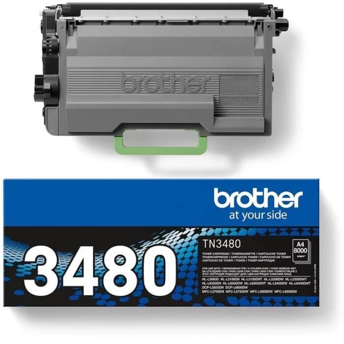 BROTHER TN3480 - Cartuccia toner - Alta resa - Originale - Nero