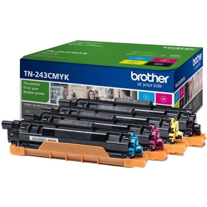 BROTHER 4 Toner Pack - Materiali di consumo originali (TN-243CMYK)