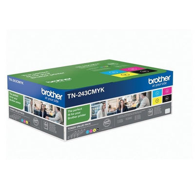 BROTHER 4 Toner Pack - Materiali di consumo originali (TN-243CMYK)