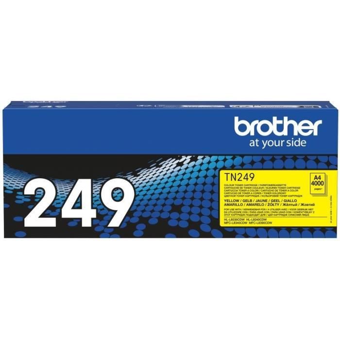 Toner giallo ad altissima capacità - BROTHER - TN249Y - 4000 pagine