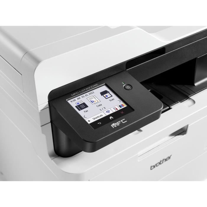 Stampante multifunzione LED a colori 4 in 1 - BROTHER - MFC-L3740CDWE - Ethernet e Wifi