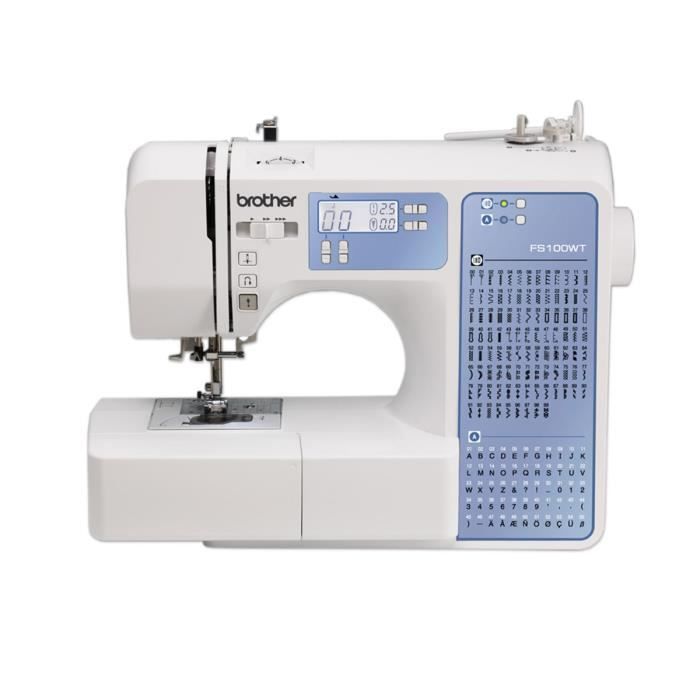 Macchina per cucire elettronica BROTHER FS100WT - 100 punti