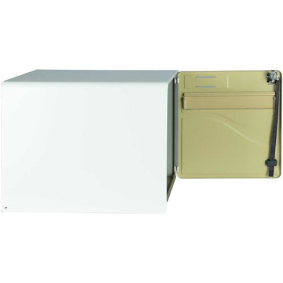 BUILG BURG WACHTER BALTIC 1 PORTA - A PEDE - ACCIAIO GALVANITO - Apertura laterale - Bianco - Made in Francia