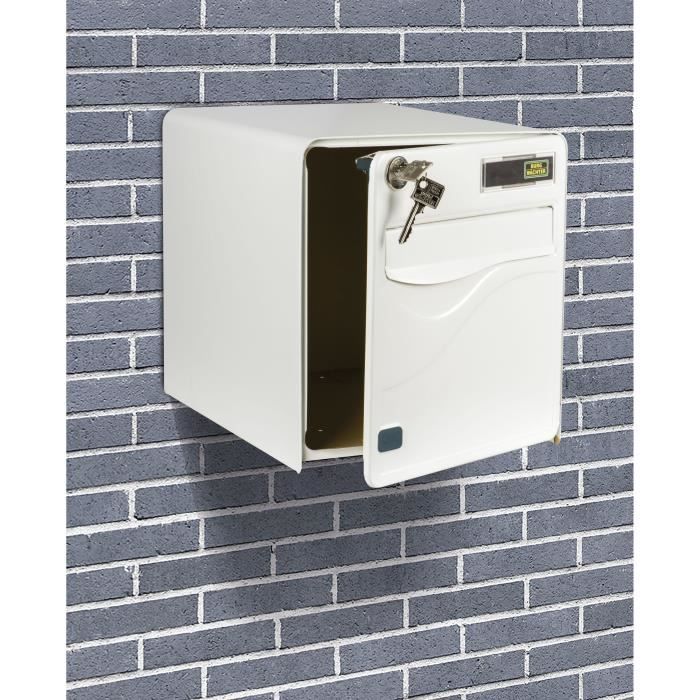 BUILG BURG WACHTER BALTIC 1 PORTA - A PEDE - ACCIAIO GALVANITO - Apertura laterale - Bianco - Made in Francia