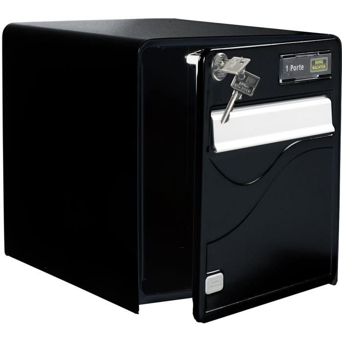 Box Burg Wachter Baltic 1 porta - Acciaio zincato - Apertura laterale - Nero - Made in Francia