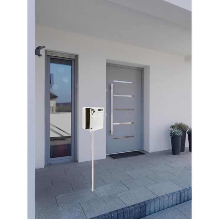 BUILG BURG WACHTER BALTIC 2 Porte - A piedi - Acciaio zincato - Apertura laterale - Bianco - Made in Francia