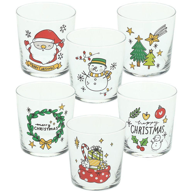 Bicchiere Tumbler 330CC Happy Xmas