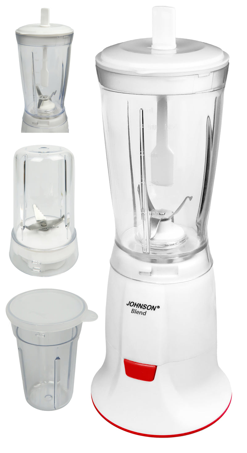 Frullatore Multifunzione Johnson BLEND 200W 0.5L Acciaio Inox Macinacaffè