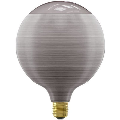 Lampadina LED E27 - CALEX - G125 - Filamento a spirale - 4W - 80 lm - 1800 K - Grigio