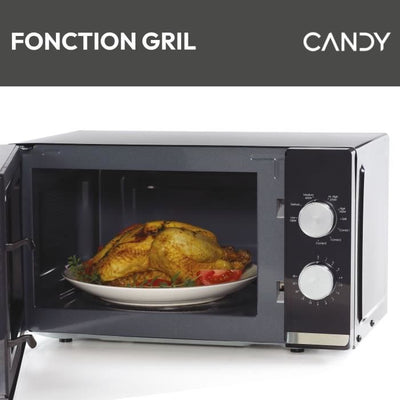 CMG20TNMB Microonde CANDY Moderna Grill 20L 700W - Grill 900W - Meccanico UI 6 livelli di potenza - Funzione scongelamento a peso