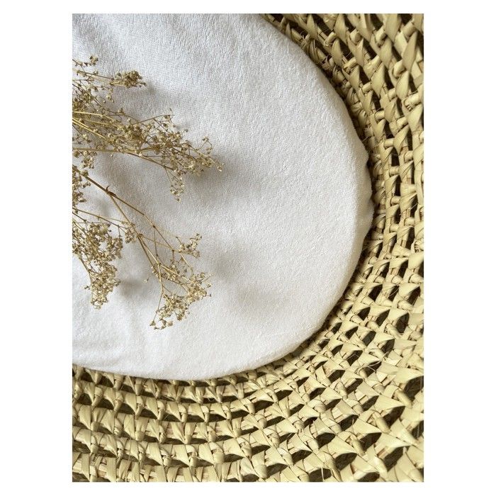 Coprimaterasso in spugna - CANDIDE - 232003 - 40x80 cm - Bianco