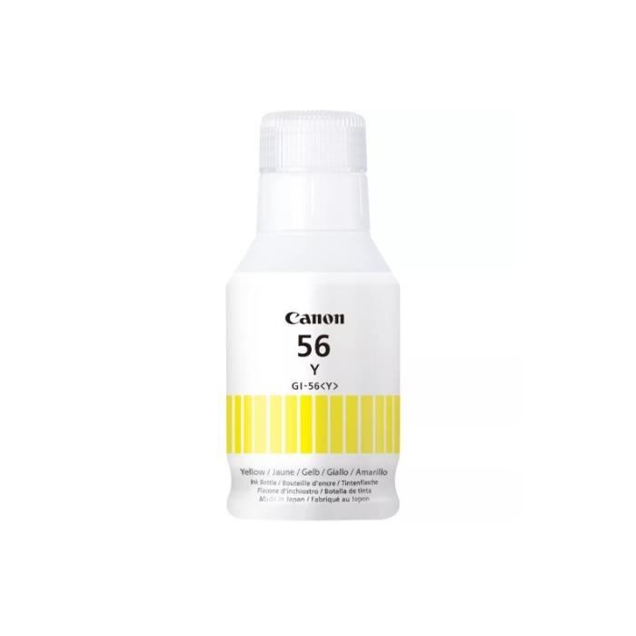 Bottiglia di inchiostro - Canon - GI -56bk - giallo - compatibilità maxify gx - (4432c001)