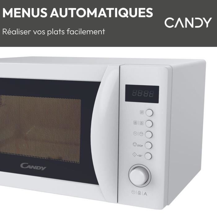CMWA20SDLW Microonde Mono CANDY Idea - 20 L - MO: 700 W - Digital UI - 8 programmi automatici - Bianco