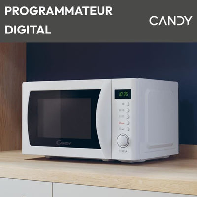 CMWA20SDLW Microonde Mono CANDY Idea - 20 L - MO: 700 W - Digital UI - 8 programmi automatici - Bianco
