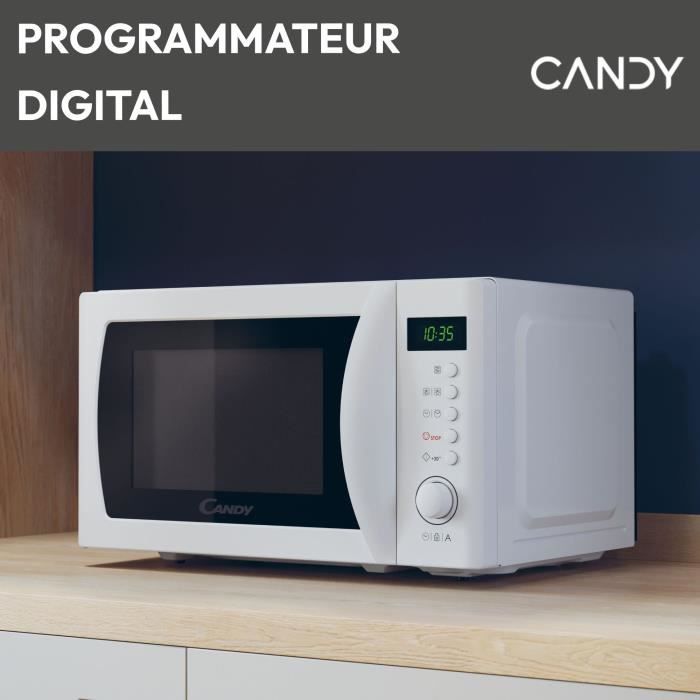 CMWA20SDLW Microonde Mono CANDY Idea - 20 L - MO: 700 W - Digital UI - 8 programmi automatici - Bianco