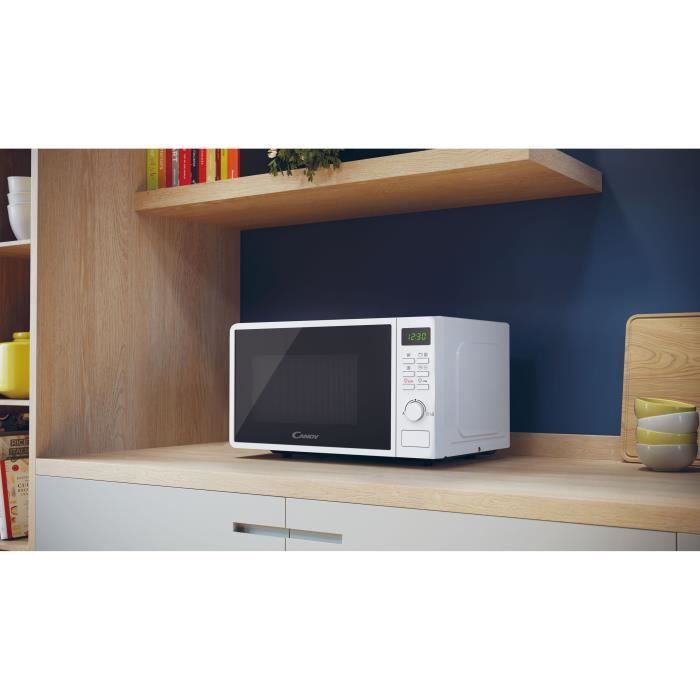 CMGA20SDLWLI Microonde CANDY Idea Grill - 20 L - MO: 700 W - Grill: 800 W - IU digitale - 5 livelli di potenza - Bianco