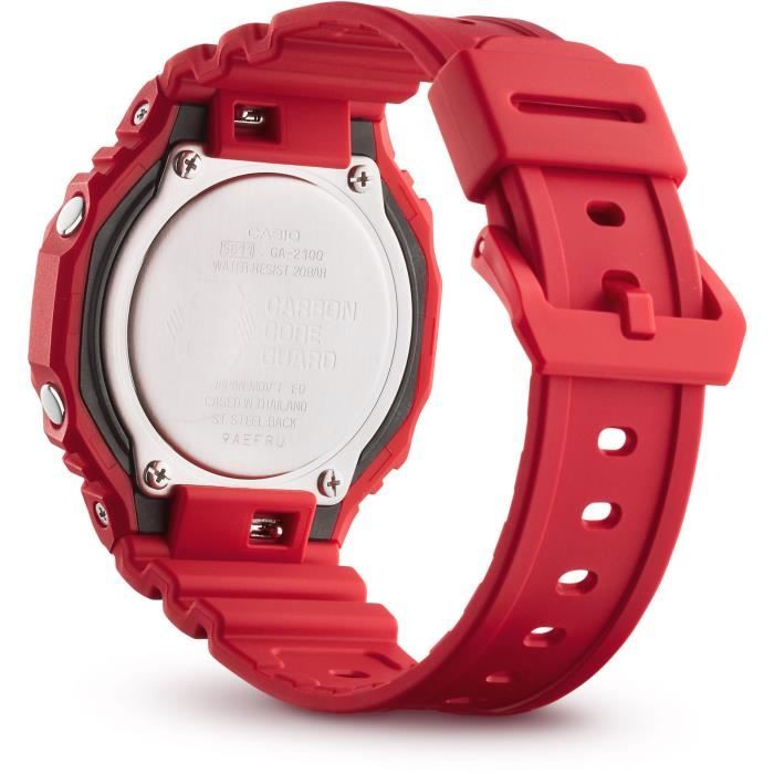 CASIO - G-SHOCK - Orologio - Resistente agli urti - Multifunzione - Rosso