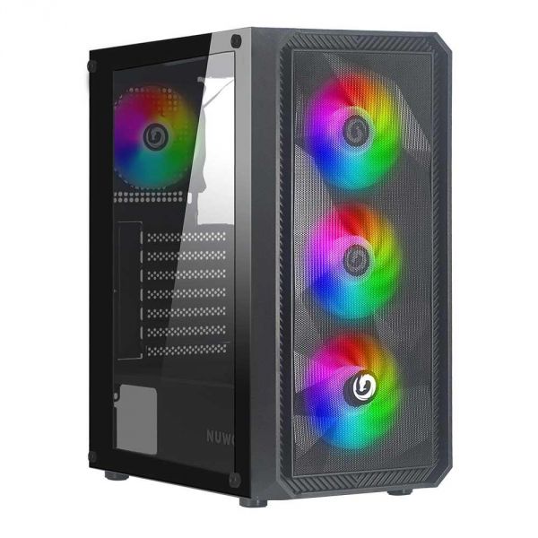 CASE NUWO E-ATX RODAN R602 BLACK MID 0.5MM U3 CS0303PW-R602K547
