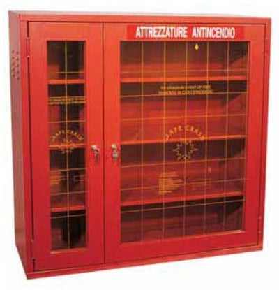 Armadio con lastre frangibili SAFE CRASH per dispositivi di protezione individuale cm. 100x40x100h