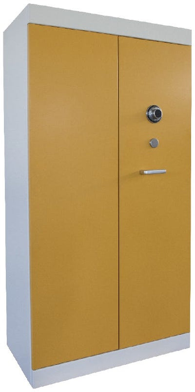 Armadio componibile di metallo blindato certificato in classe S1 spessore 30/10 cm. 100x50x200h