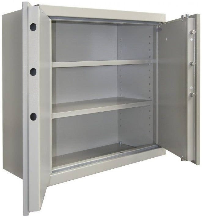 Armadio di sicurezza monoblocco spessore 30/10 cm. 100x50x102h