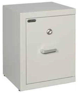 Armadio di sicurezza monoblocco certificato spessore 30/10 cm. 50x45x65h