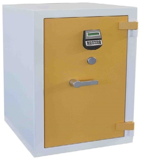 Armadio blindato di sicurezza monoblocco grado II - EN 1143-1 spessore 30/10 cm. 80x60x55h