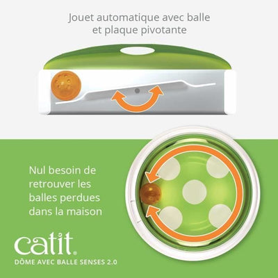 Cat It - Senses 2.0 Ball Dome Giocattolo per gatti