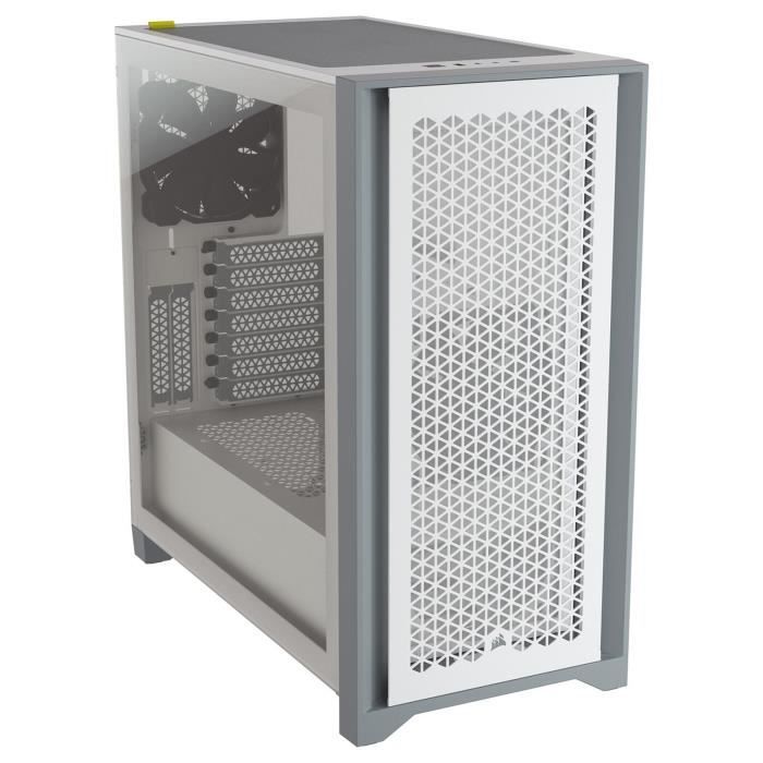 Case per PC CORSAIR 4000D Airflow - Mid-Tower - Vetro temperato - Bianco (CC9011201WW)