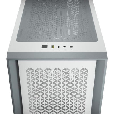 CORSAIR 4000D Airflow PC Case - Mid Tower - Vetro temperato - Bianco (CC9011201WW)