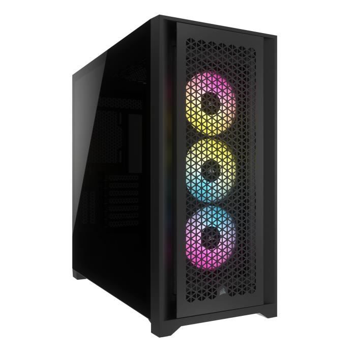 Caja para PC - CORSAIR - FRAME 5000D RS ARGB Airflow - Semitorre - Negra - CC-9011309-WW
