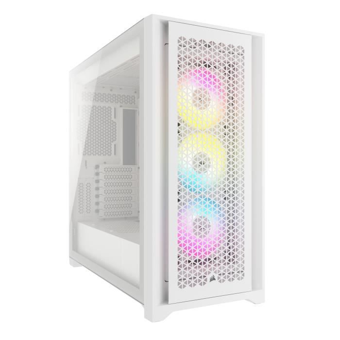 Caja para PC - CORSAIR - FRAME 5000D RS ARGB Airflow - Semitorre - Blanco - CC-9011310-WW