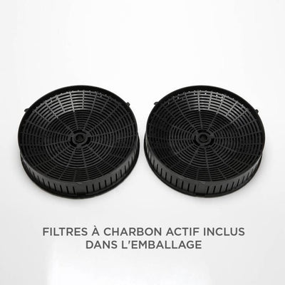 Cappa decorativa nera CONTINENTAL EDISON CEHD6065B - L60 cm