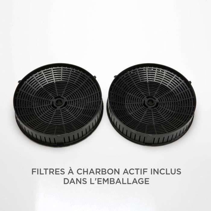 Cappa decorativa nera CONTINENTAL EDISON CEHD6065B - L60 cm