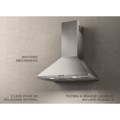 Cappa piramide CONTINENTAL EDISON CEHP6060S - 60 cm