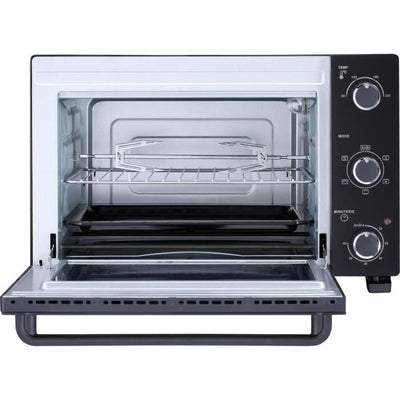 CONTINENTAL EDISON CEMF35B4 - Miniforno elettrico 35L nero - 1500W - Girarrosto, Convezione naturale